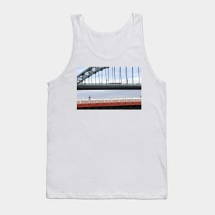 Two Bridges - Crossing the tiver Tyne, Newcastle Upon Tyne, UK Tank Top